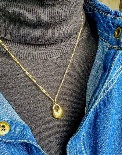 Freya Heart Lock Necklace - Heart Necklace – ORÂGE Jewelry​