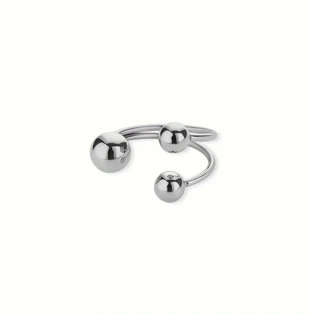 Nova Trio Spheres Ring - Gold Sphere Ring - ORÂGE Jewelry