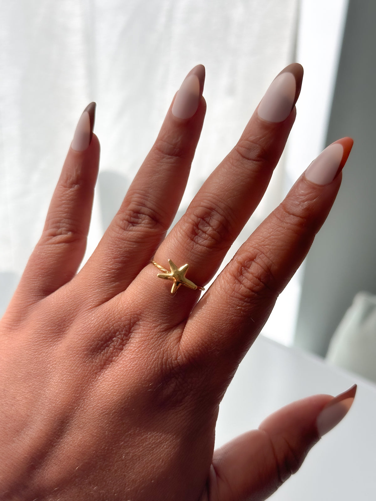 Nyma Stainless Steel Celestial Eye Ring - ORÂGE Jewelry