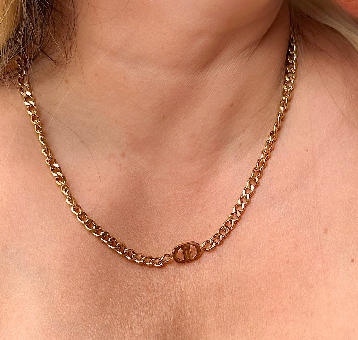 Lissa Stainless Steel Bold Chain Necklace - ORÂGE Jewelry