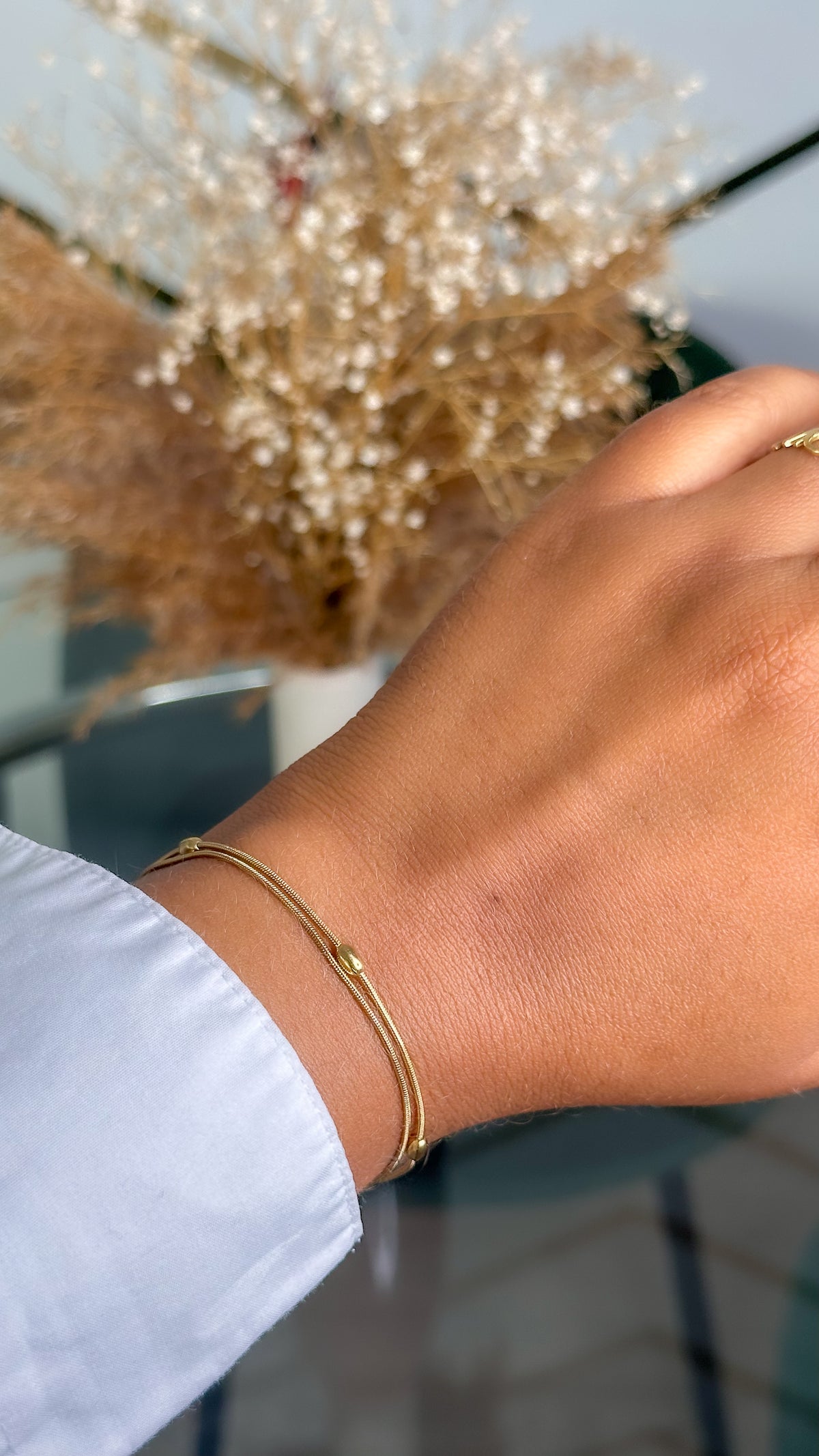 Elea Gold Stainless Steel Bracelet - ORÂGE Jewelry