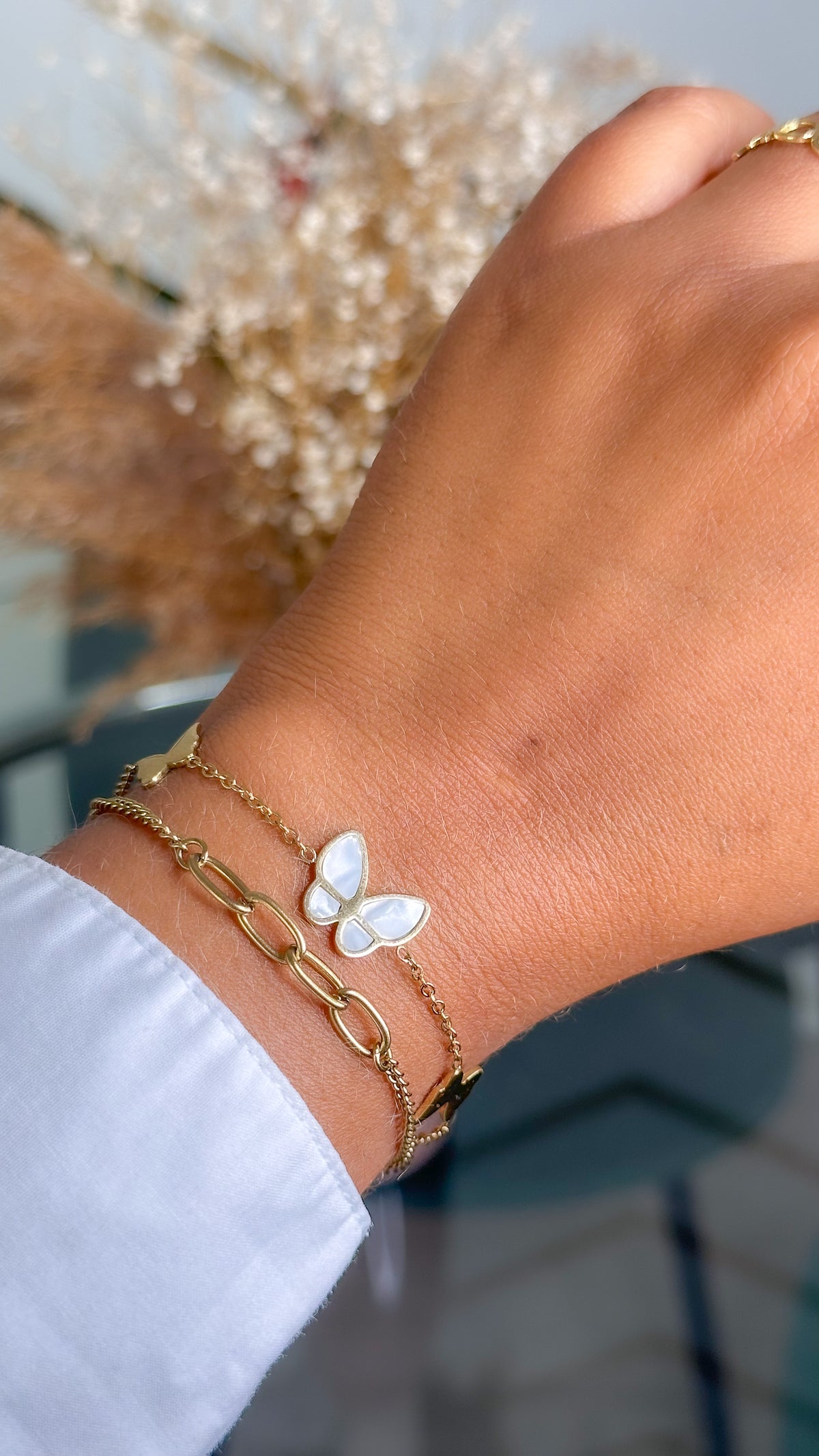 Rekia Butterfly Bracelet - Stainless Steel - ORÂGE Jewelry