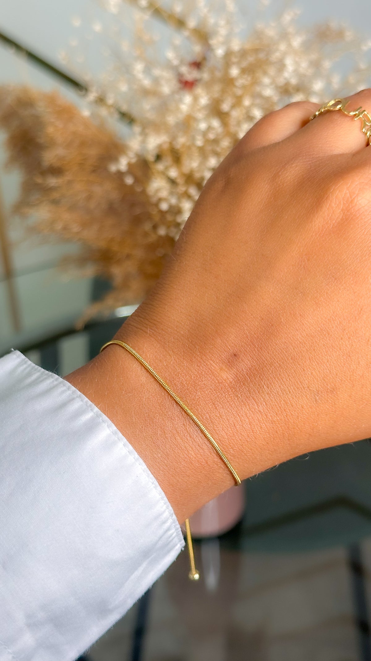 Dream Snake Chain Bracelet - 18k Gold Plated - ORÂGE Jewelry