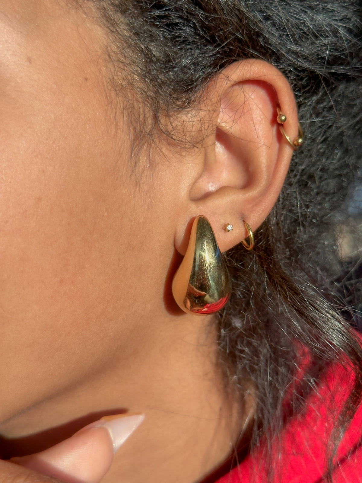 Aphea Stainless Steel Teardrop Earrings - ORÂGE Jewelry