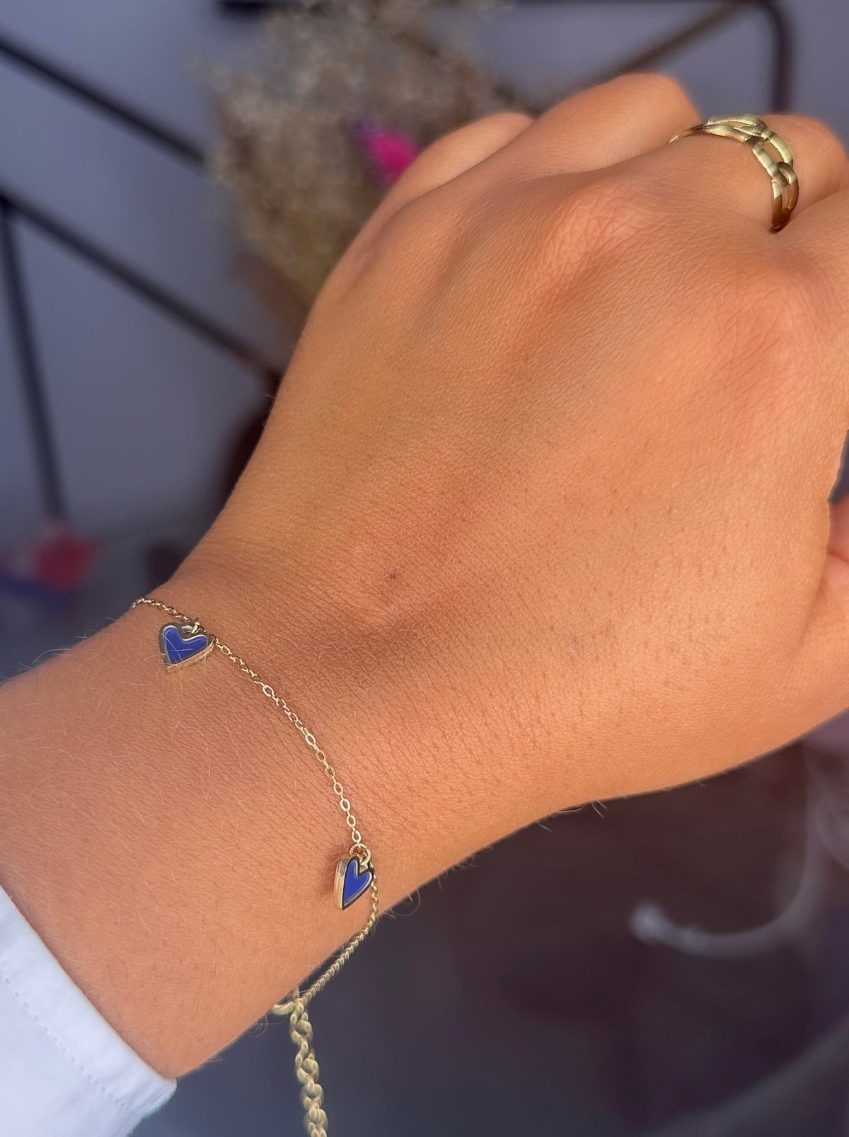 Ketsia Heart Charm Bracelet/Anklet - Heart Charms - ORÂGE Jewelry