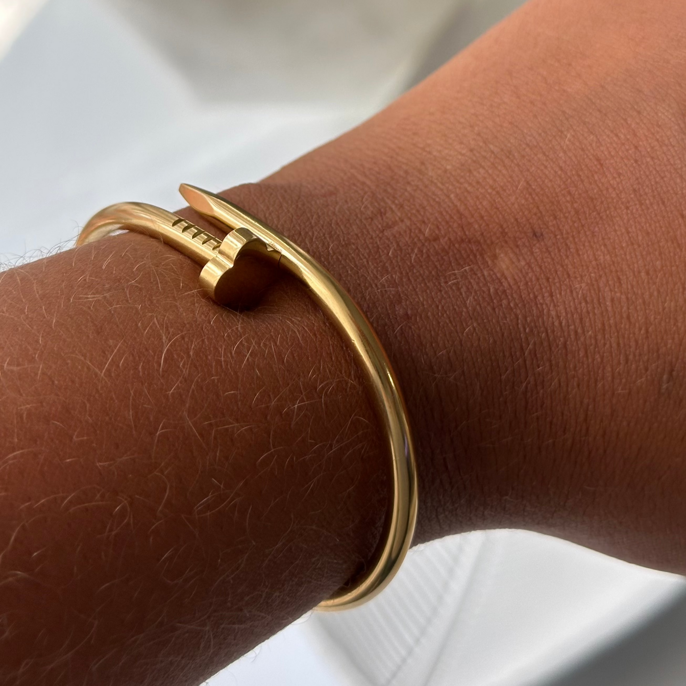 Aria Clover Bangle - 18K Gold-Plated Bracelet - ORÂGE Jewelry