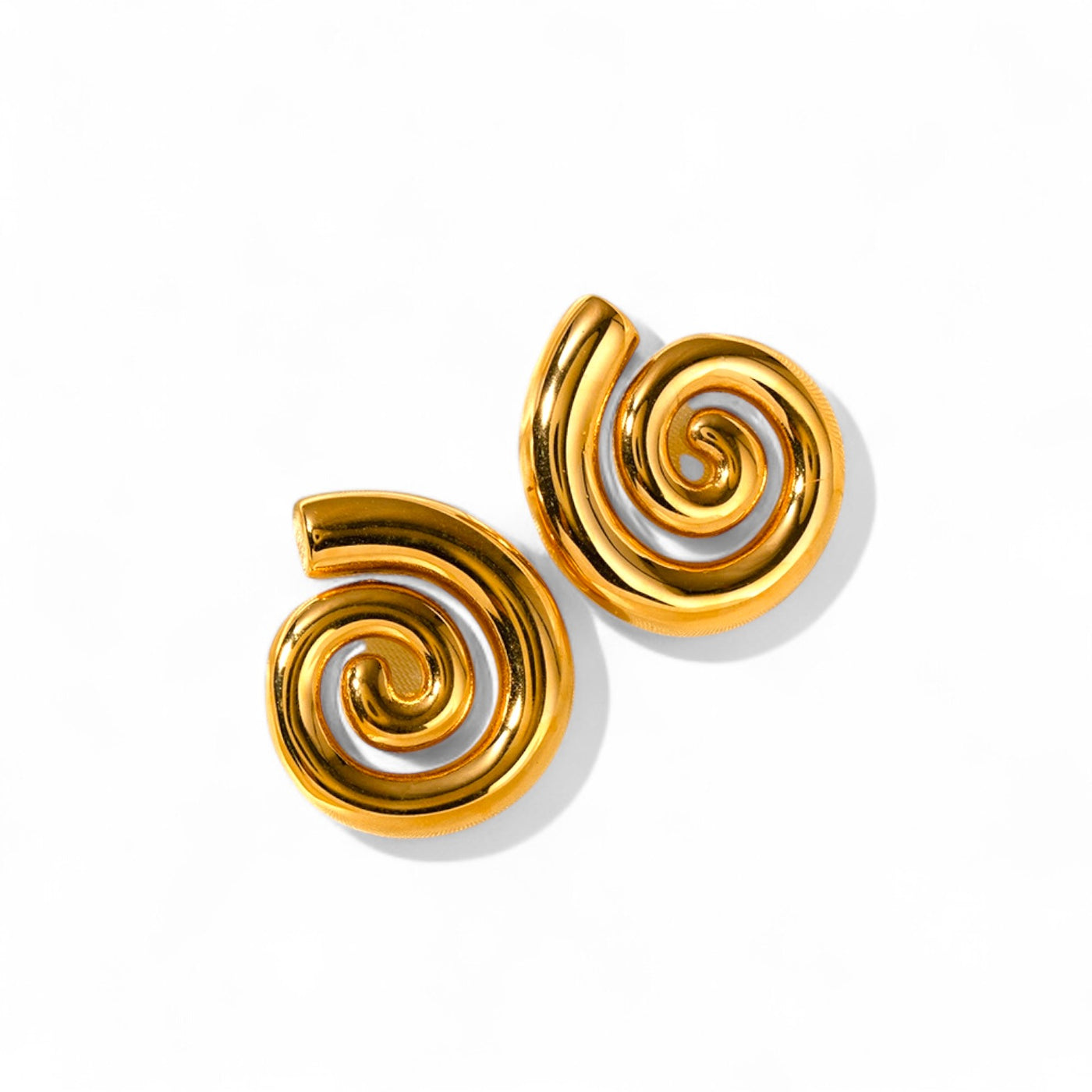 Candide Spiral Earrings - 18K Gold Plated - ORÂGE Jewelry