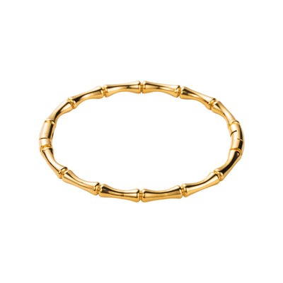 18K Gold Bamboo Bangle - Sienna Bangle - ORÂGE Jewelry