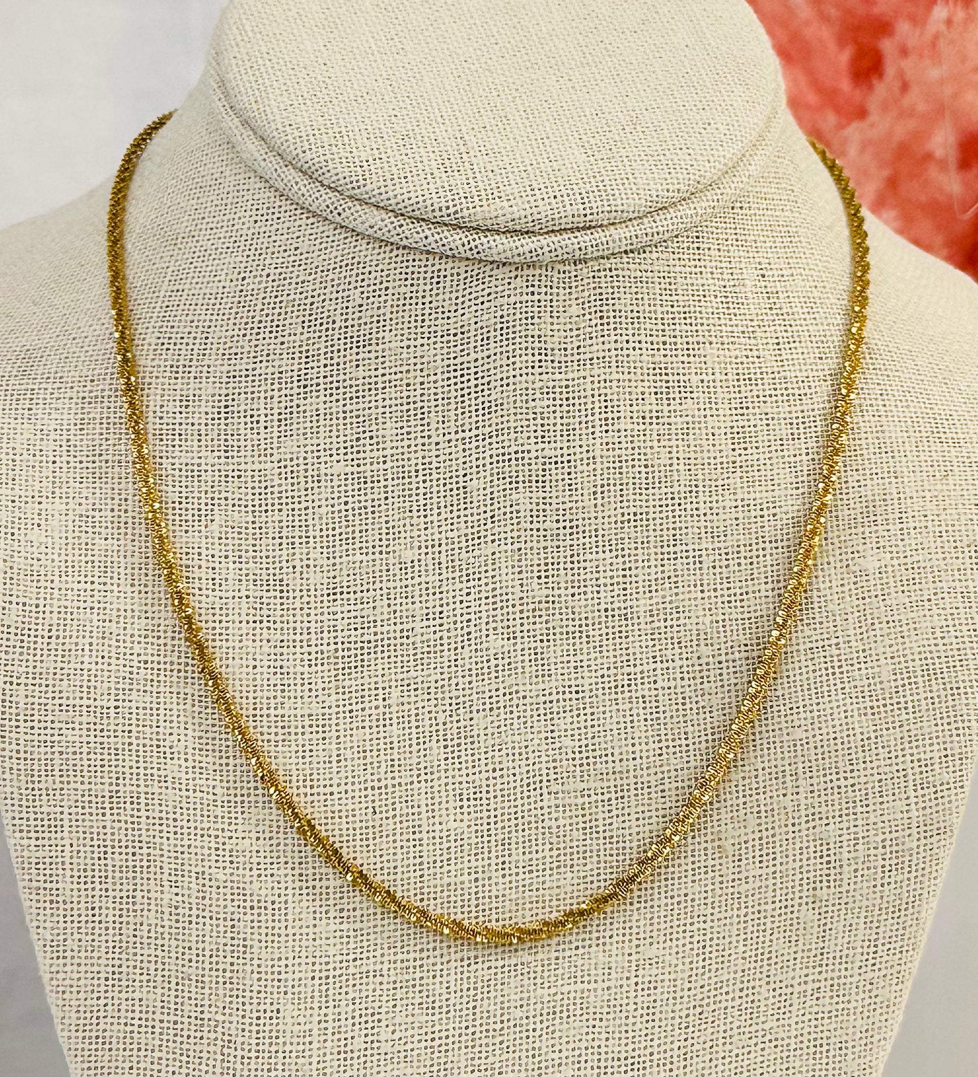 Bree Textured Necklace - Gold & Gray Jewelry - ORÂGE Jewelry
