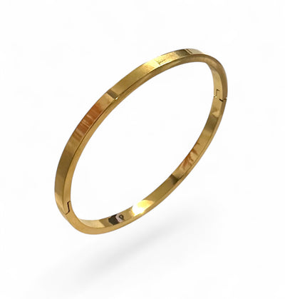 Minimalist Gold Bangle - Rita Bangle - ORÂGE Jewelry