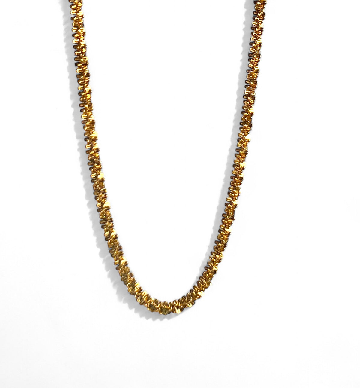 Bree Textured Necklace - Gold & Gray Jewelry - ORÂGE Jewelry