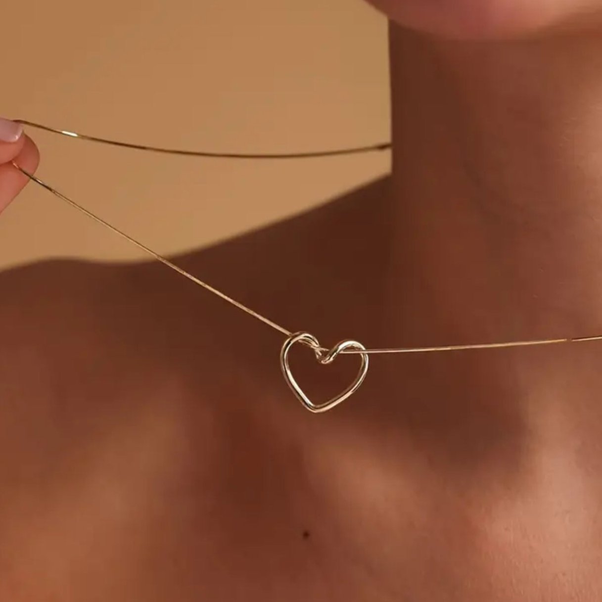 Xandra Heart Necklace Pendant - Gold-Plated - ORÂGE Jewelry