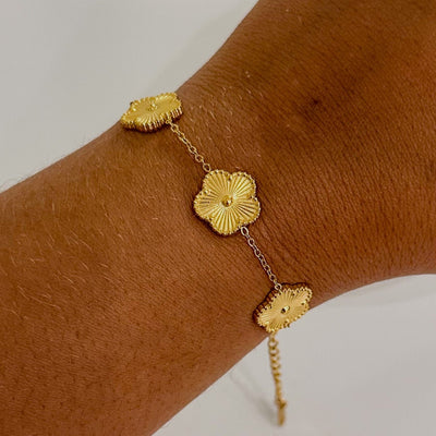 Kristy Floral Bracelet - Floral Bracelet – ORÂGE Jewelry​