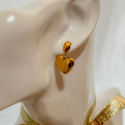 Missy Drops Heart Earrings - Heart Earrings - ORÂGE Jewelry