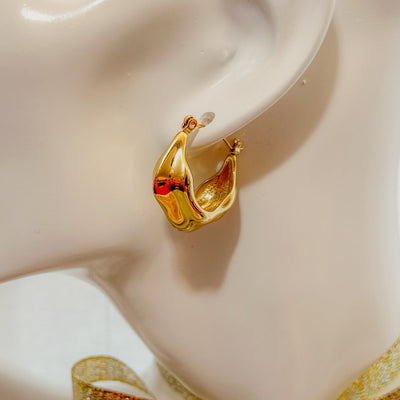 Althea Waves Hoops Earrings - Hoops Earrings - ORÂGE Jewelry​