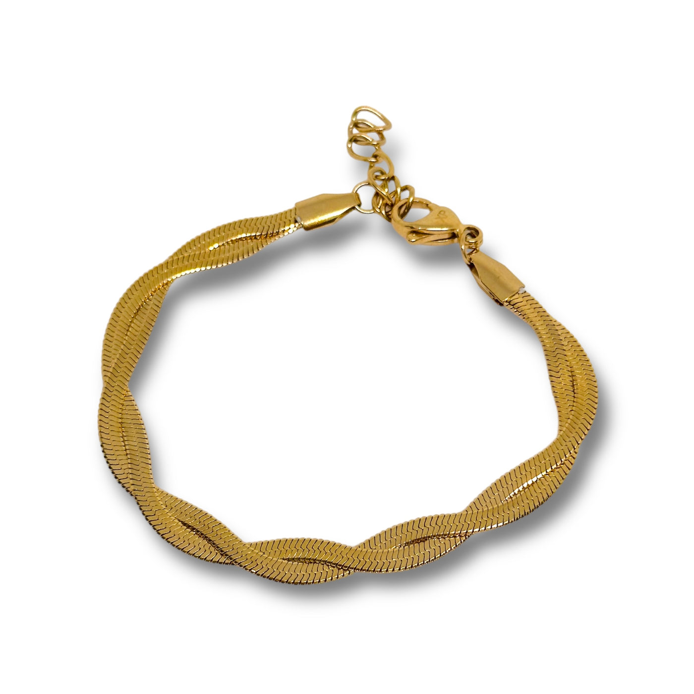 Izara Stainless Steel Herringbone Bracelet – ORÂGE Jewelry​