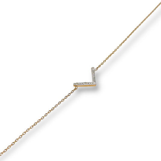 Vero Stainless Steel V Bracelet - Minimalist - ORÂGE Jewelry