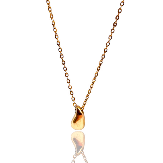 Beth Stainless Steel Golden Dew Necklace - ORÂGE Jewelry