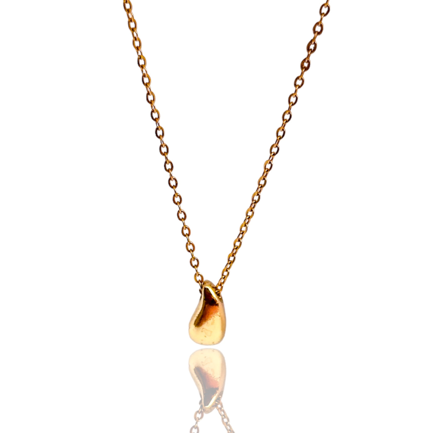 Beth Stainless Steel Golden Dew Necklace - ORÂGE Jewelry