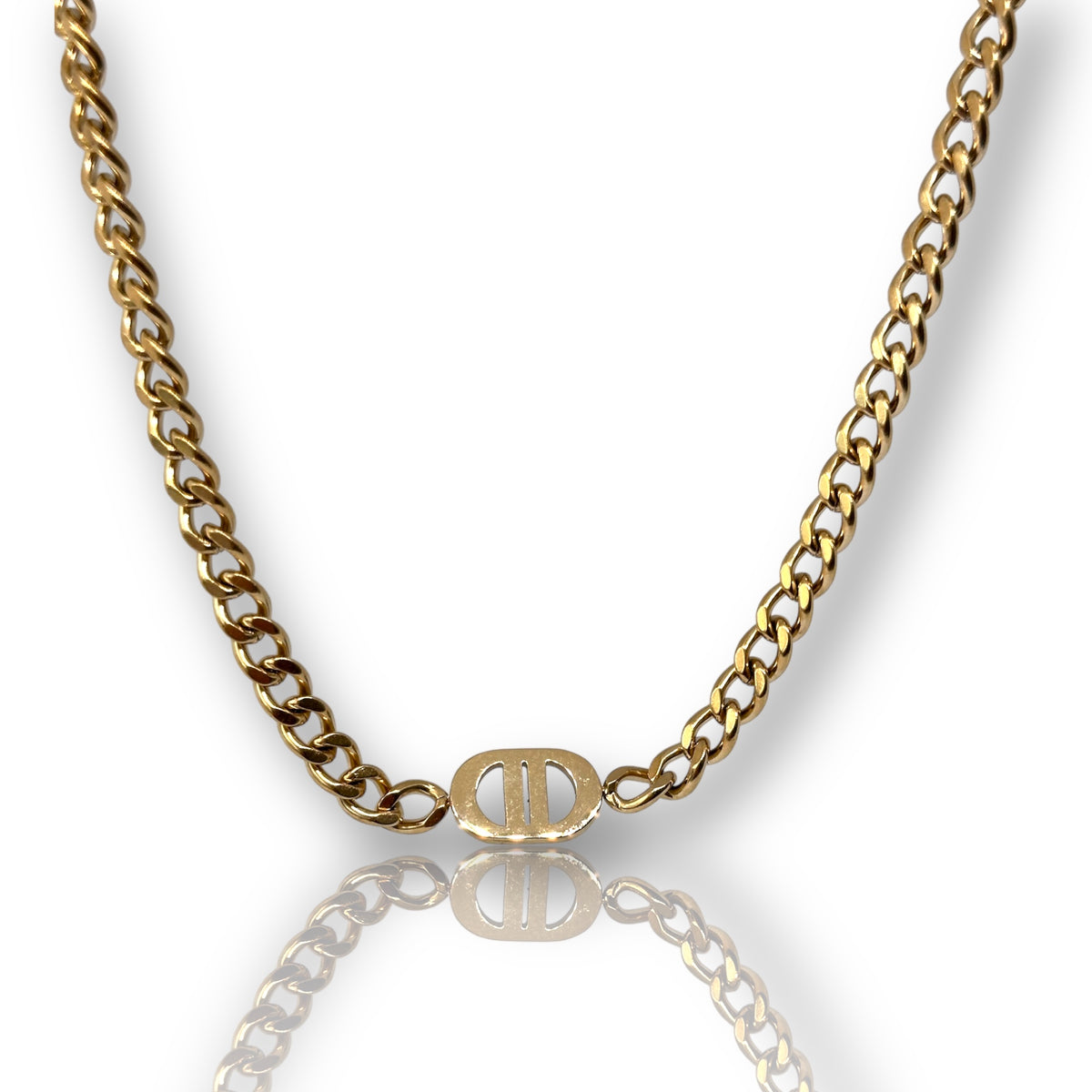 Lissa Stainless Steel Bold Chain Necklace - ORÂGE Jewelry