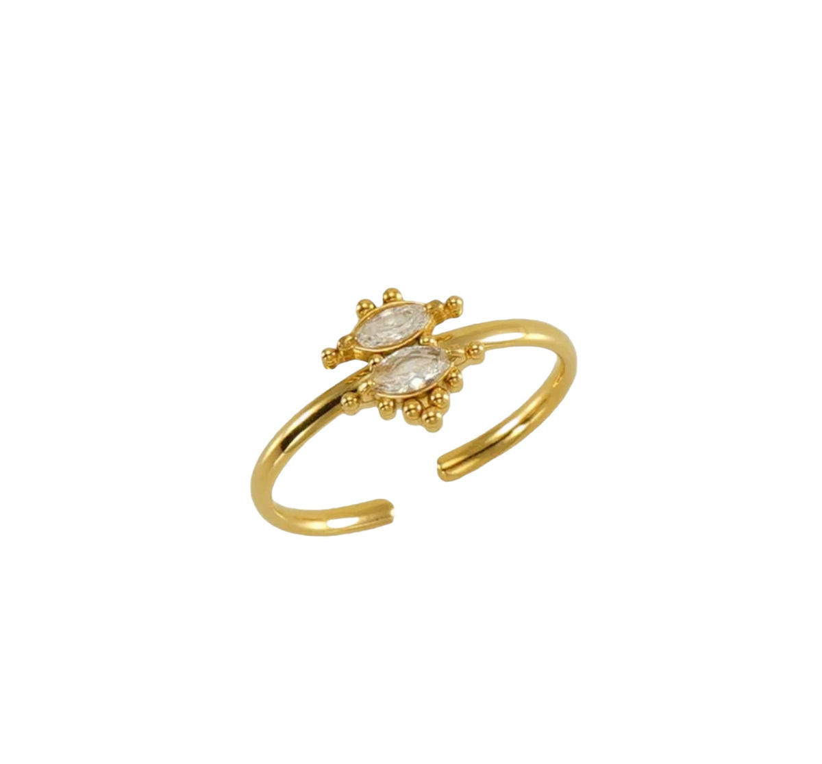 Elaïs Marquise Ring – Gold-Plated Jewelry - ORÂGE Jewelry