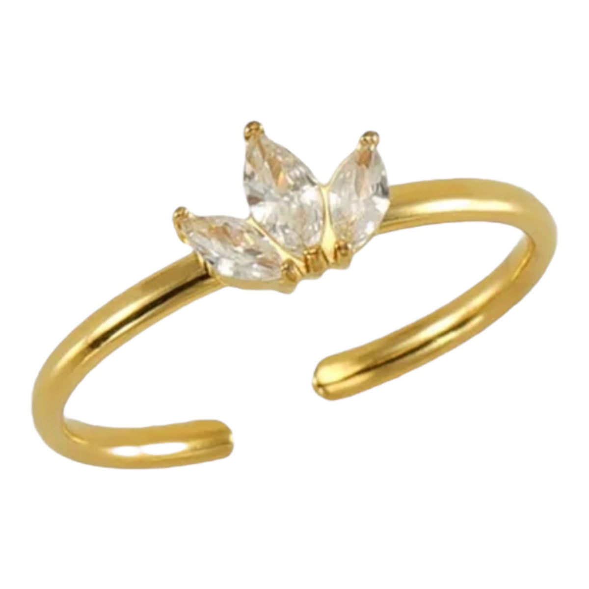 Aelys Marquise Gemstones Ring - Gold Ring - ORÂGE Jewelry