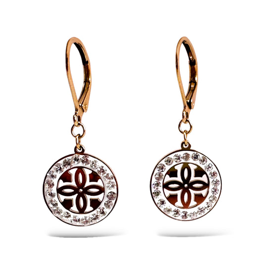Alya Stainless Steel Flower Earrings - ORÂGE Jewelry​