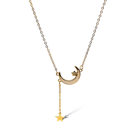 Luna Stainless Steel Necklace Pendant - ORÂGE Jewelry​