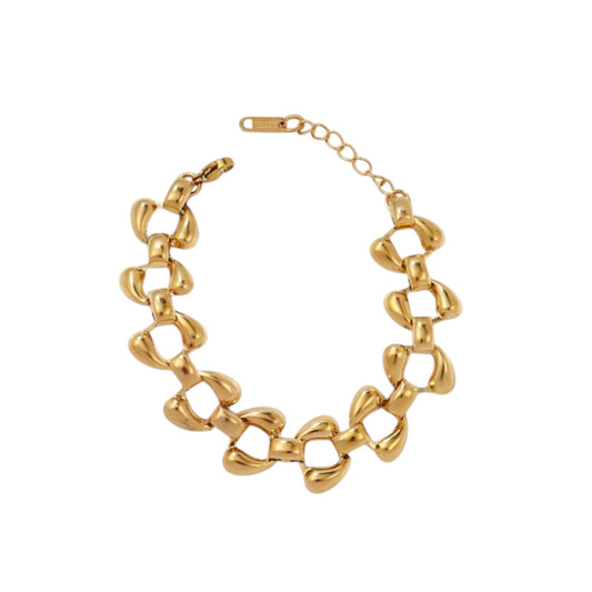 Valencia Teardrops Bracelet - Gold Bracelet – ORÂGE Jewelry​