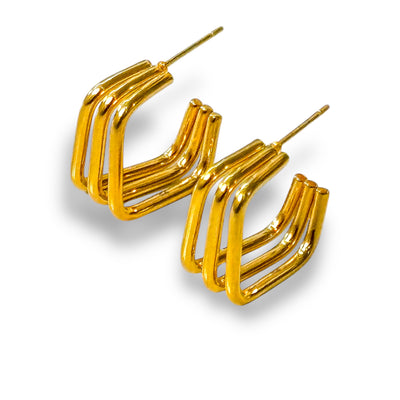 Davina Twists Earrings - Twists Earrings - ORÂGE Jewelry