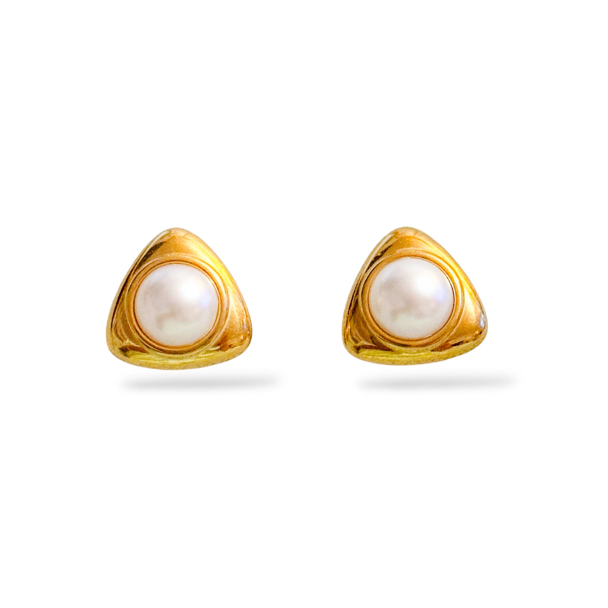 Loanne Pearl Studs - Stainless Steel Earrings - ORÂGE Jewelry