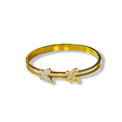 Elara Butterfly Bangle - Shimmering Jewelry - ORÂGE Jewelry