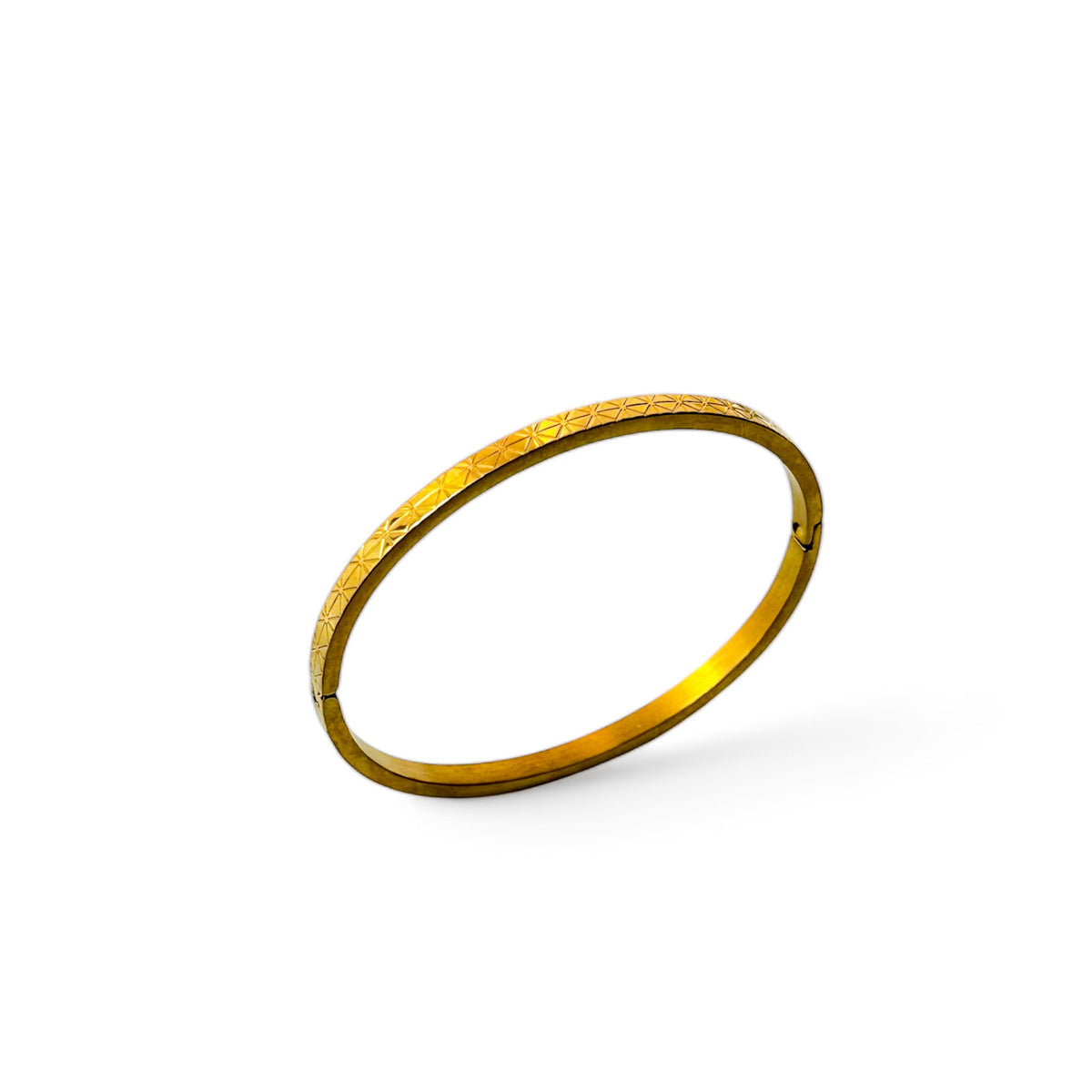 Dalila Geometric Bangle - Geometric Gold Bangle - ORÂGE Jewelry