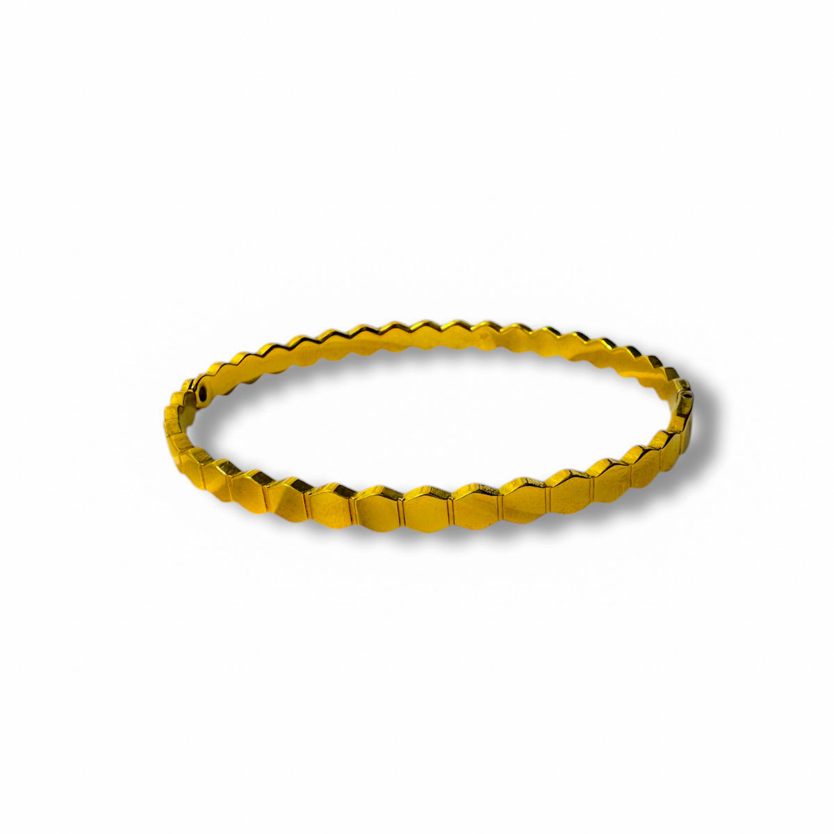 Aurelia Hexagonal Bangle - Hexagonal Bangle - ORÂGE Jewelry​