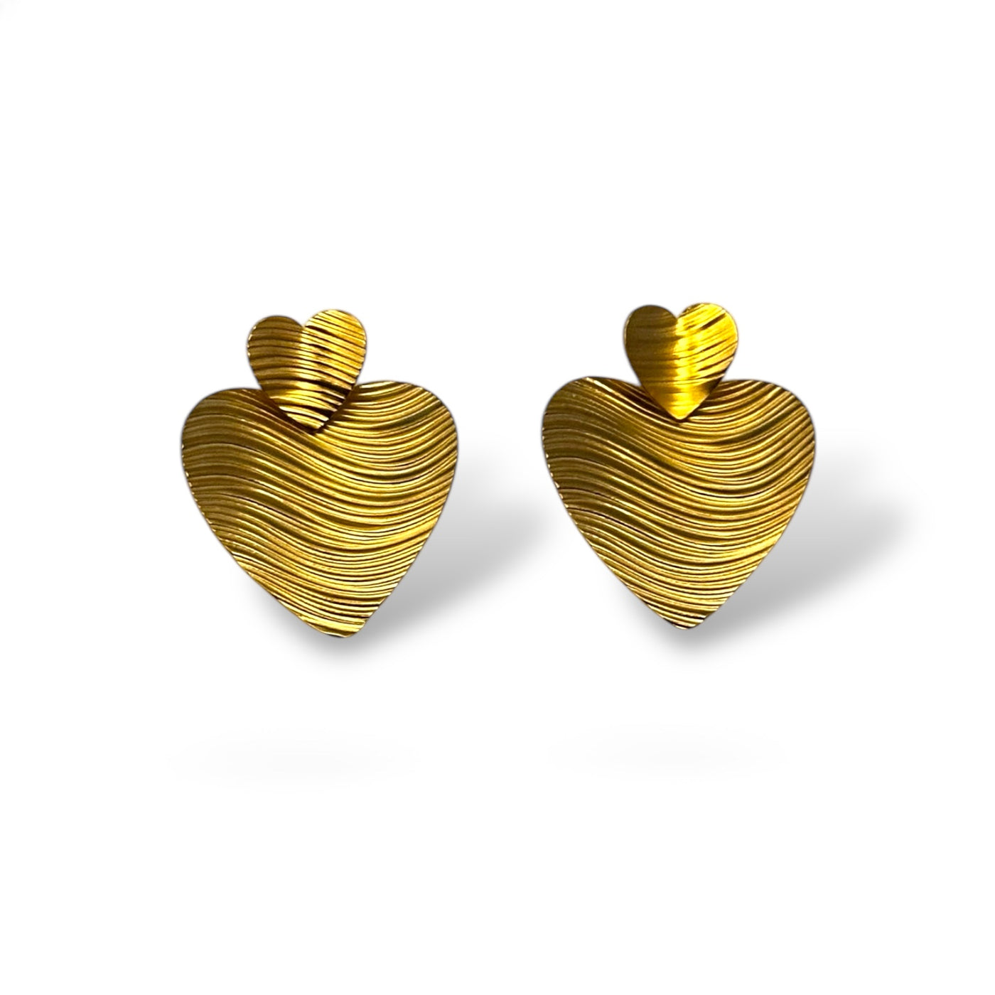 Aïna |  Wavy Heart Stud