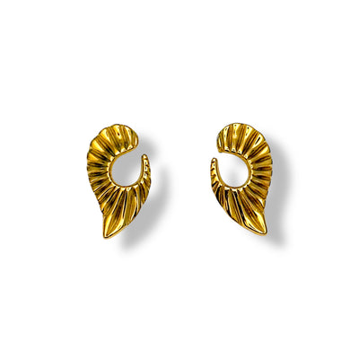 Devana Celestial Studs - Gold Plated Earrings - ORÂGE Jewelry