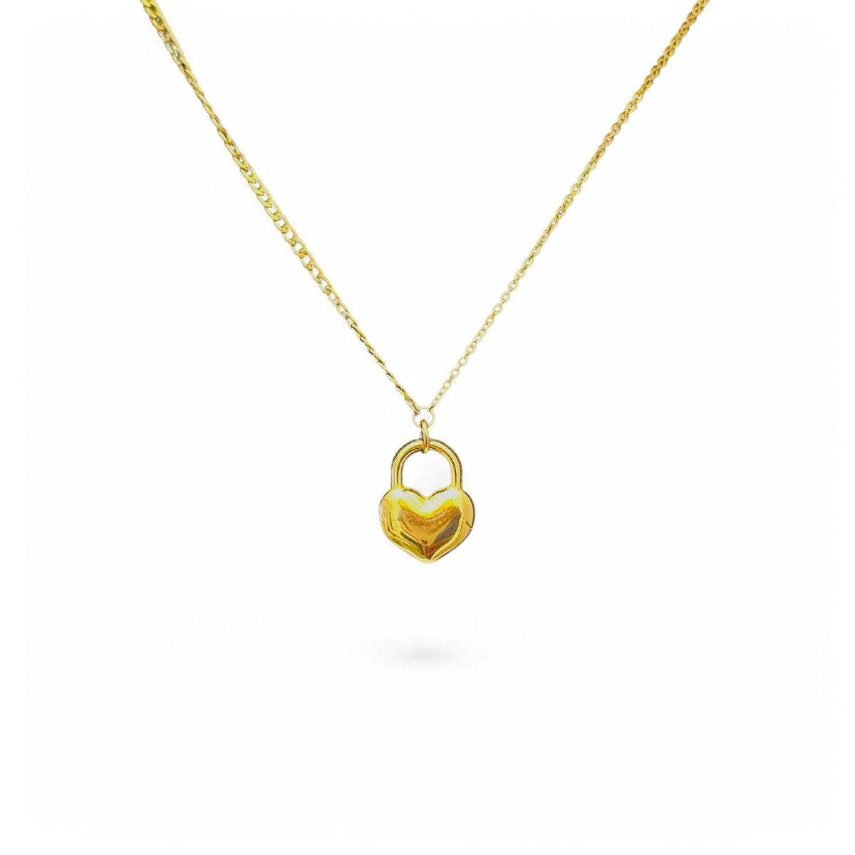 Freya Heart Lock Necklace - Heart Necklace – ORÂGE Jewelry​