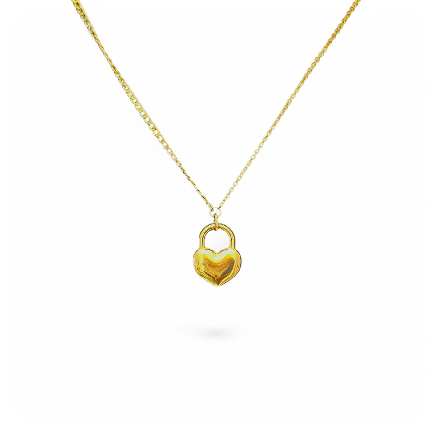 Freya Heart Lock Necklace - Heart Necklace – ORÂGE Jewelry​